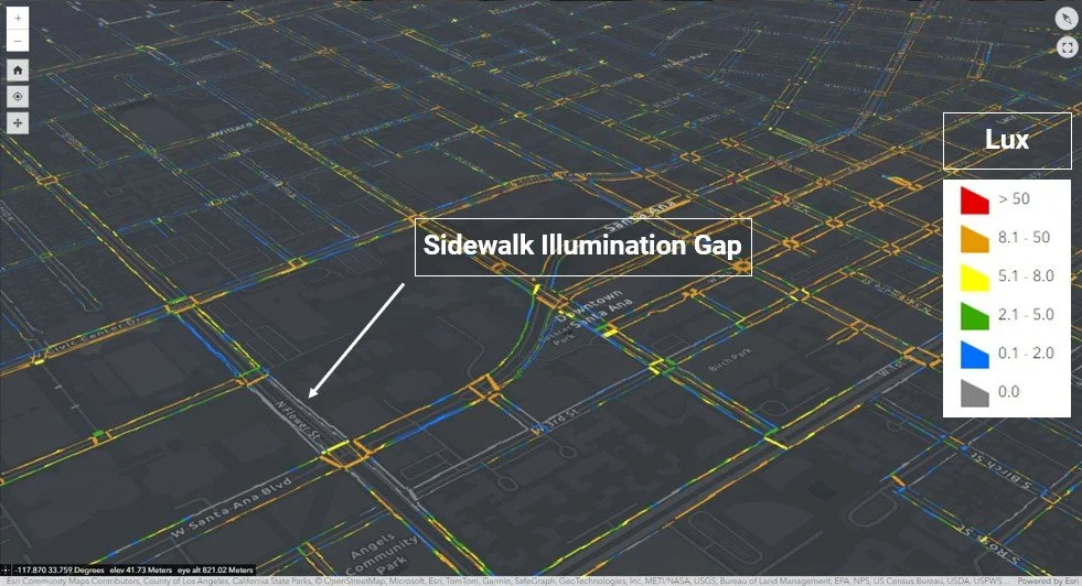 EvariLUX illumination analysis output 5